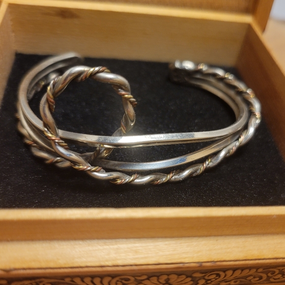 VTG Sterling Silver Ring & Bracelet - Picture 1 of 12